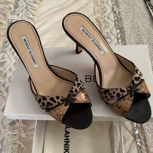 Manolo Blahnik kitten heels